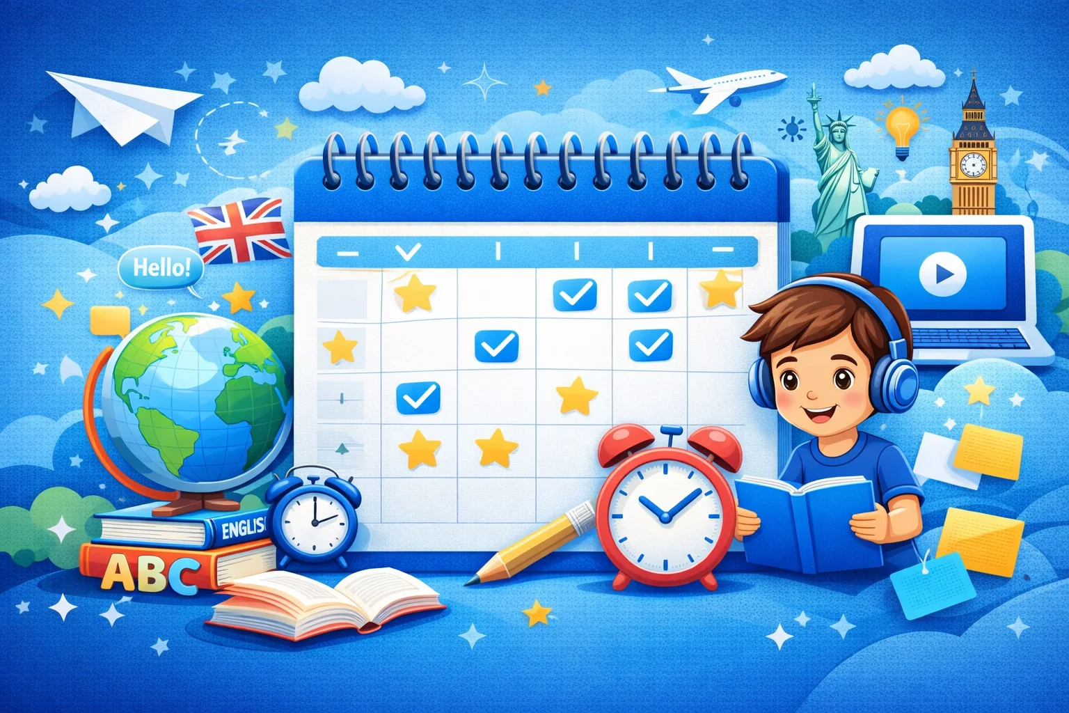 تقویم آموزشی زبان نوید